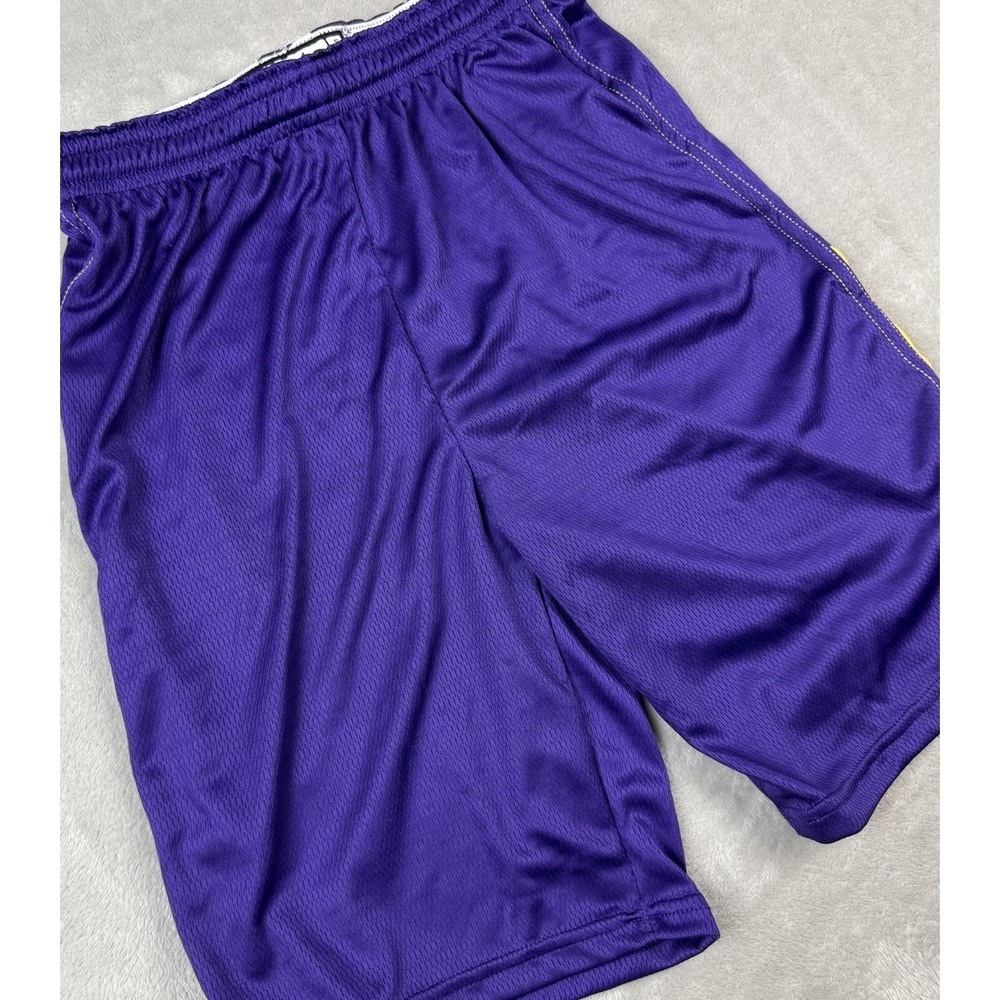 New Alleson Athletic Shorts Youth Medium Purple Elastic Drawstring Waist Sports